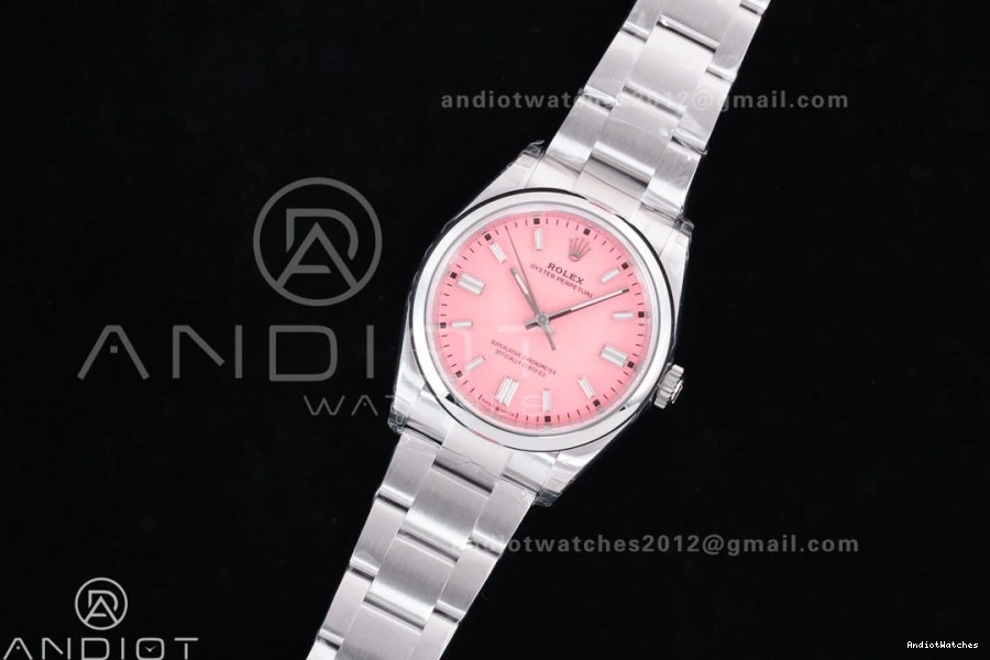 Flexible Dial Steel Pink 972 Oyster 126000 1:1 Edition 904L Best DD3230 VSF 36mm Perpetual V 0518